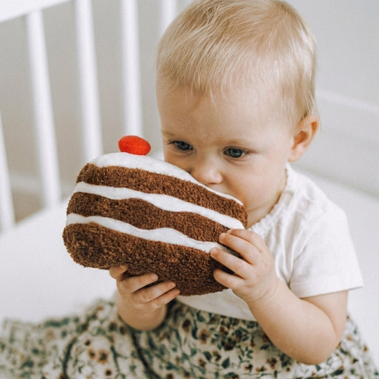 Odessa Cake Slice Plush Toy – Toddler Soft Toy