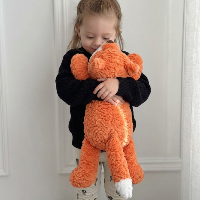 Solene Orange Fox Plush Toy — Baby Soft Toy