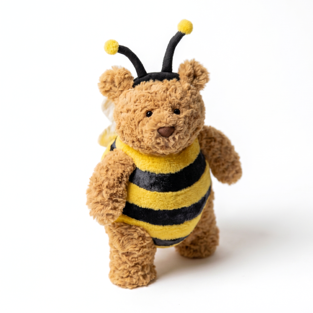 DressyCuddle Dressed Teddy Bear Plush Toy – Costume Character Soft Bear