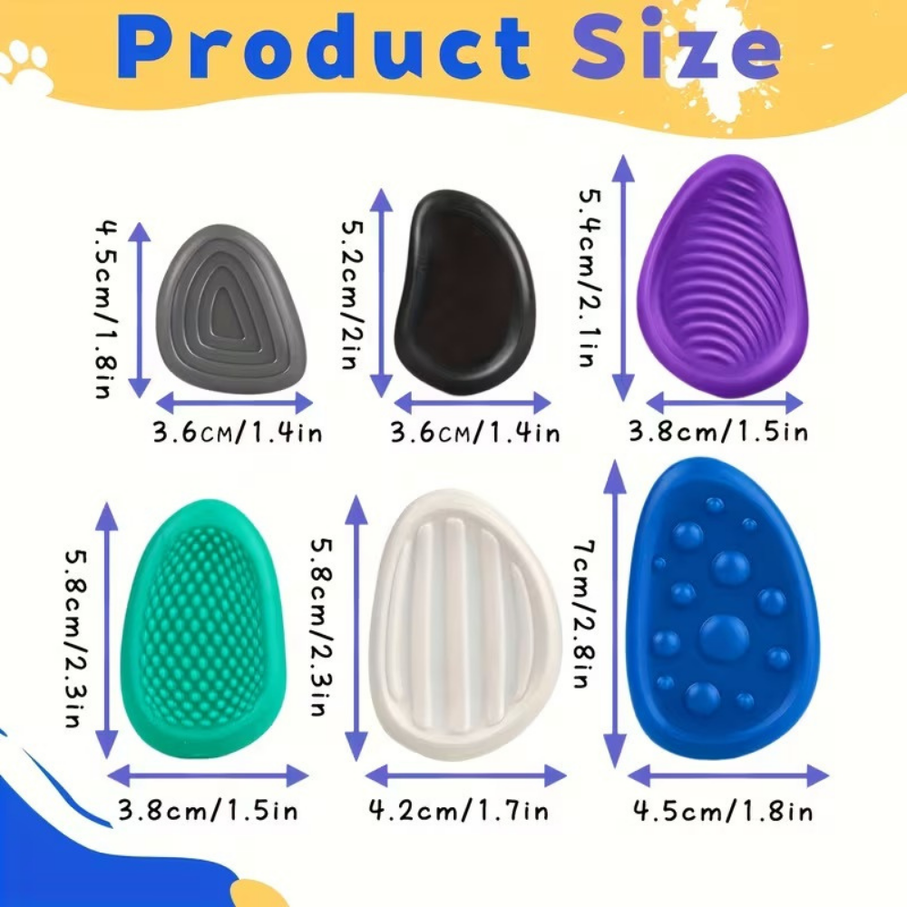 CalmiStone Fidget Toy – Silicone Sensory Stones for Kids & Toddlers