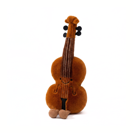 MelodyCuddle Music Instrument Plush Toy – Soft Stuffed Pipa, Violin or Guitar