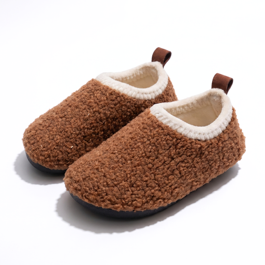 WoolyWalks – Kids Soft Warm Wool Slippers