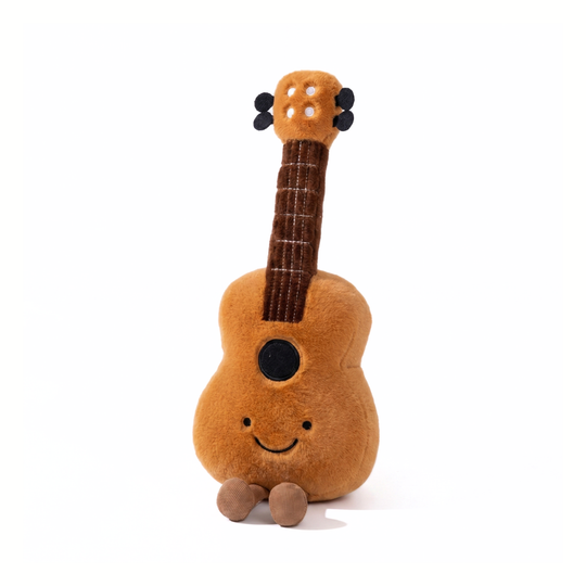 MelodyCuddle Music Instrument Plush Toy – Soft Stuffed Pipa, Violin or Guitar