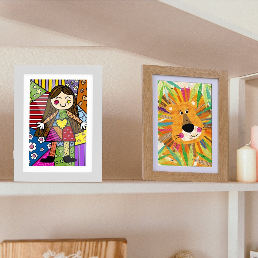 Milo & Moon MemoryFrame – Kids Artwork Display Frame