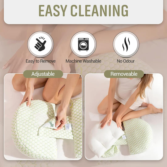 CozyNest – Adjustable Pregnancy Support Pillow