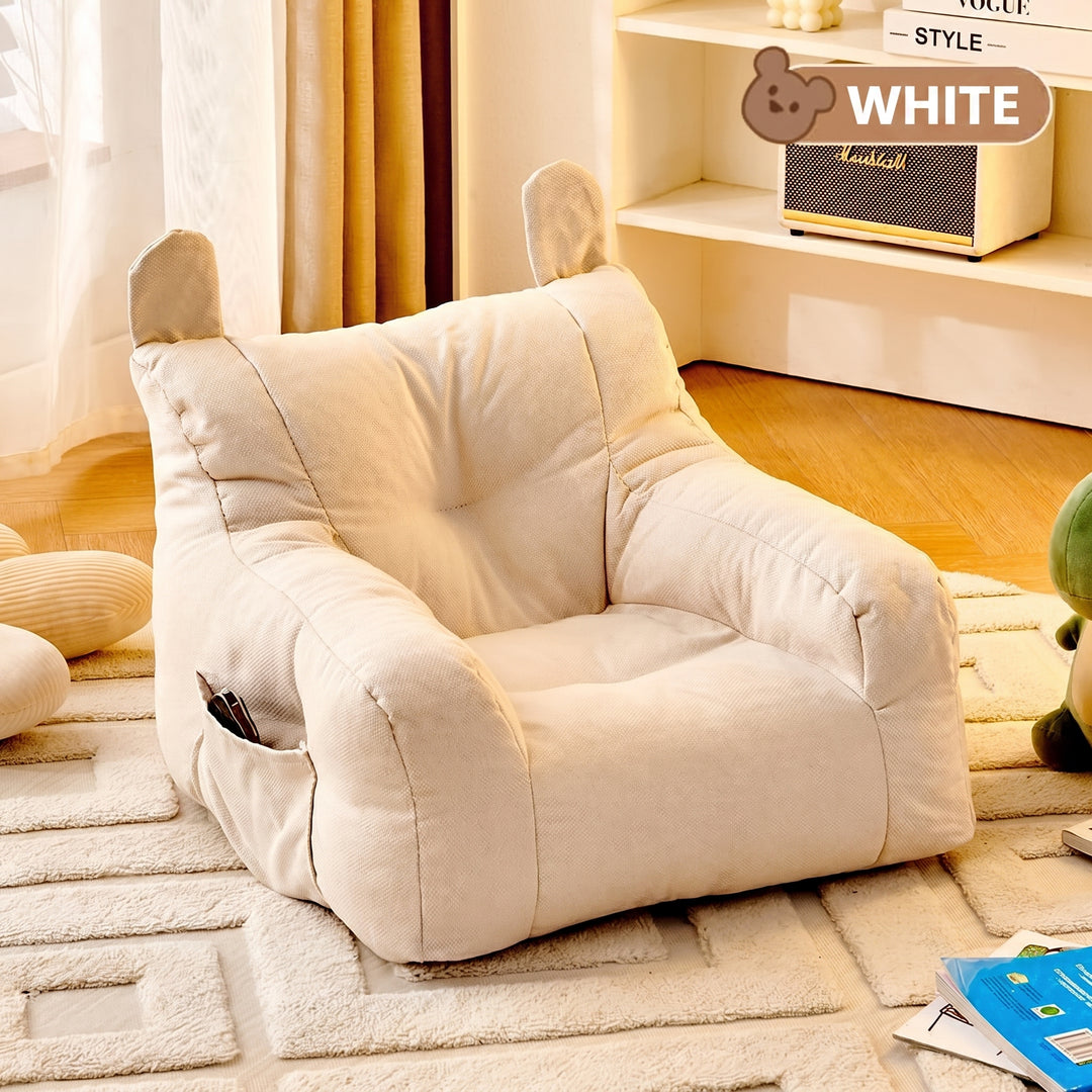 SoftSeat Kids Floor Cushion Bean Bag Chair – Soft Play Seat for Children
