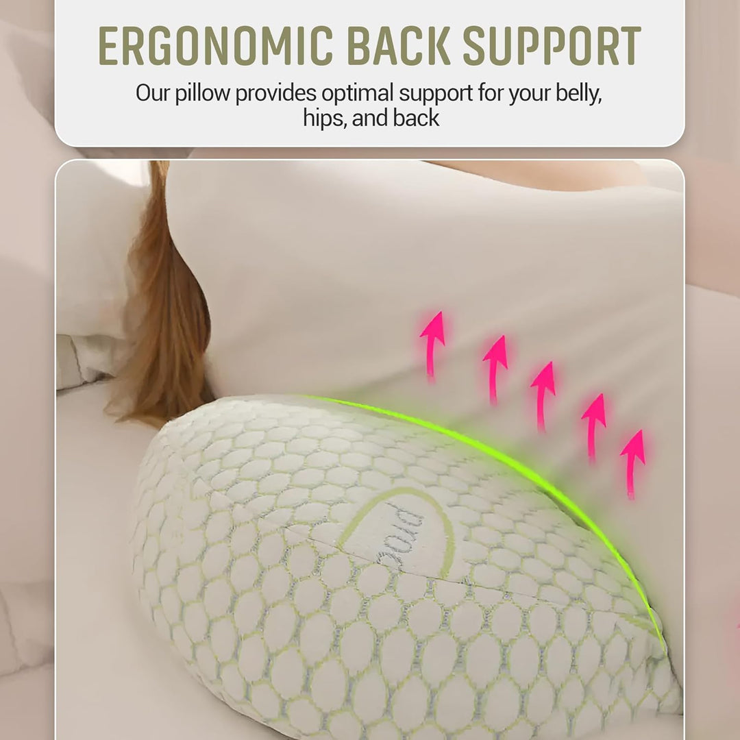 CozyNest – Adjustable Pregnancy Support Pillow