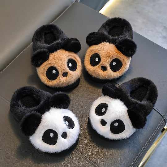 PandaSteps Kids Slippers – Warm Plush Winter Slippers for Toddlers