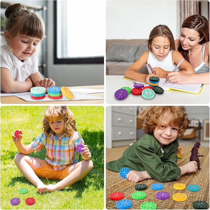 Milo & Moon Math Fidget Spinners – Educational Kids Toy