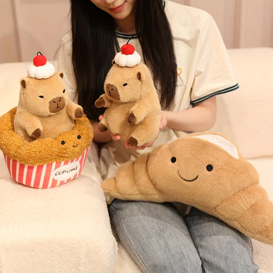 CuteCapybara Plush Toy – Soft Stuffed Capybara for Kids & Toddlers