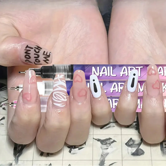 MagicMilo Kids Nail Art Pens – Washable Nail Design Kit for Kids Toy