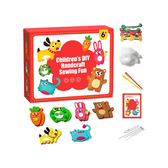 Milo & Moon 3D Embroidery Craft Kit – Kids Sewing Toy Set