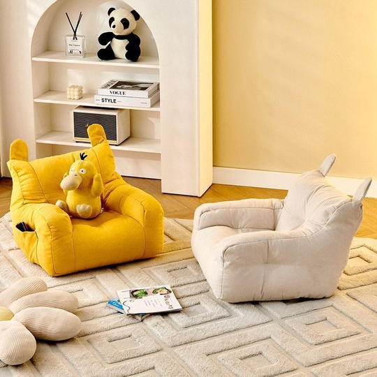 SoftSeat Kids Floor Cushion Bean Bag Chair – Soft Play Seat for Children