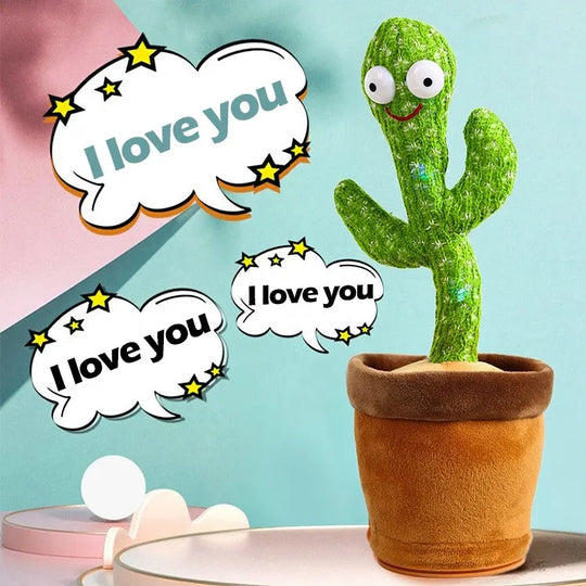 GigglyCactus Plush Toy – Talking Dancing Cactus Toy for Kids