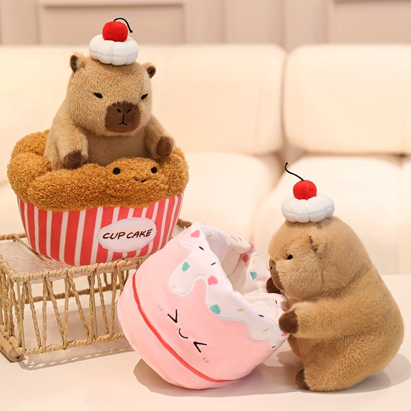CuteCapybara Plush Toy – Soft Stuffed Capybara for Kids & Toddlers