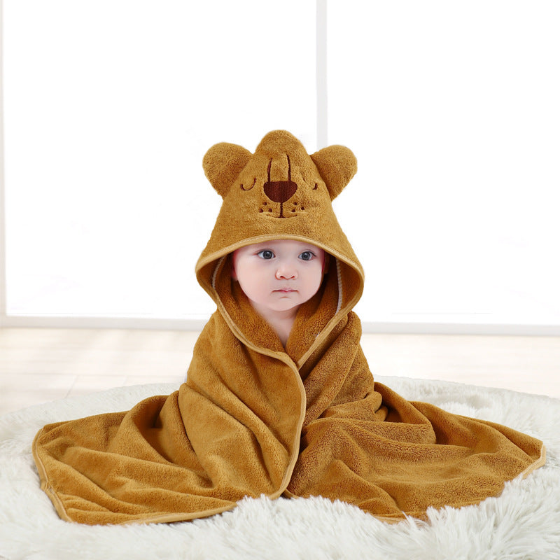 Milo & Moon – Soft Hooded Baby Bath Towel