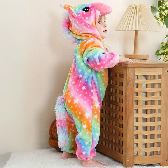 Milo & Moon Animal Jumpsuit – Baby & Toddler Soft One-Piece