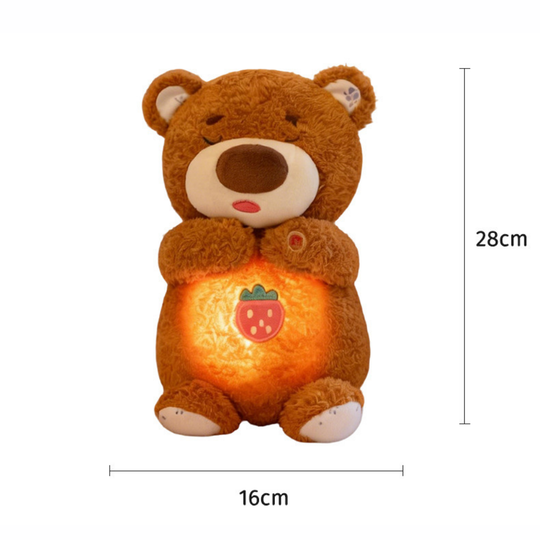 DreamBreath Breathing Sleep Soother Plush – Light & Sound Baby Soft Toy 28 cm