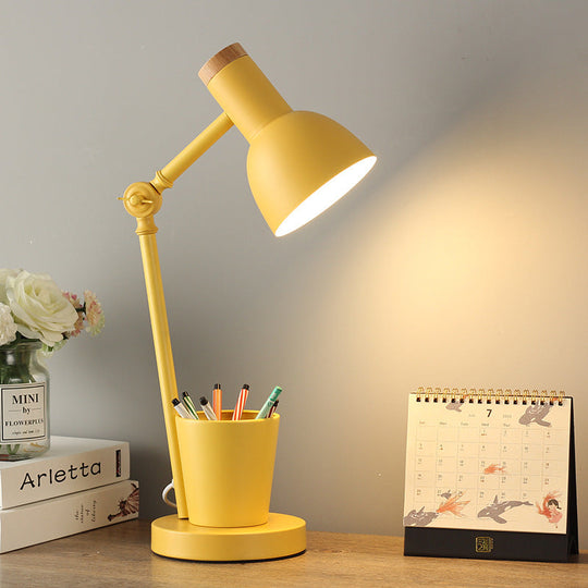 WoodLight Scandinavian Table Lamp – Desk Lamp for Kids
