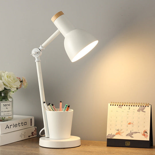 WoodLight Scandinavian Table Lamp – Desk Lamp for Kids