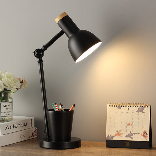 WoodLight Scandinavian Table Lamp – Desk Lamp for Kids