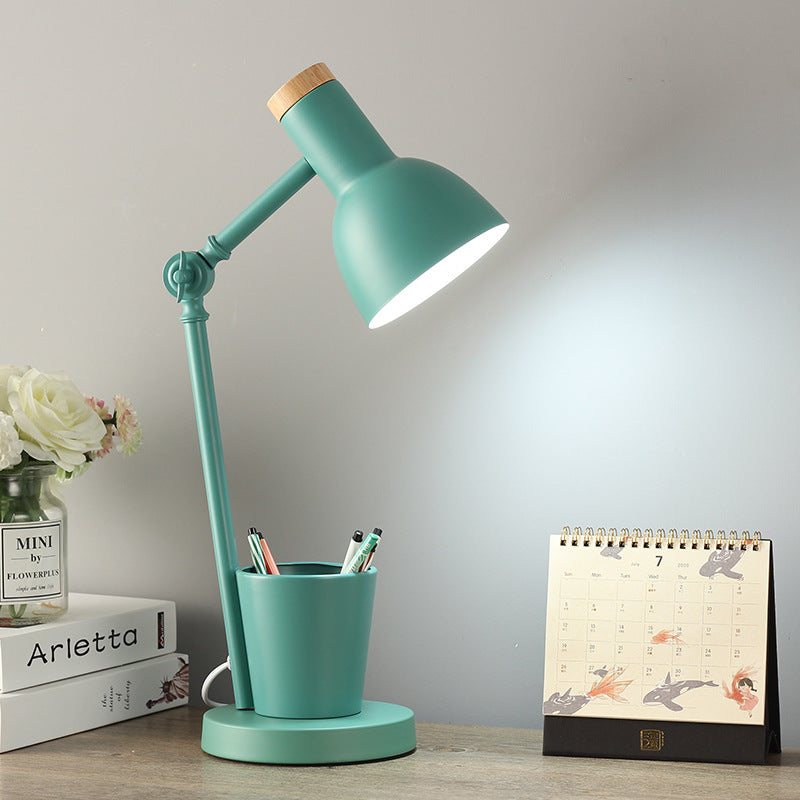 WoodLight Scandinavian Table Lamp – Desk Lamp for Kids