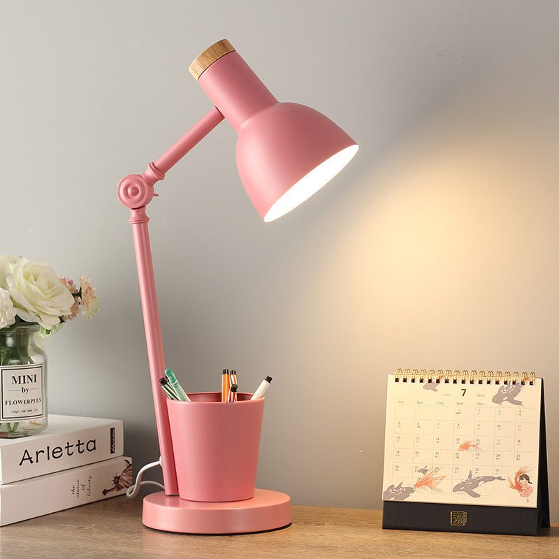 WoodLight Scandinavian Table Lamp – Desk Lamp for Kids