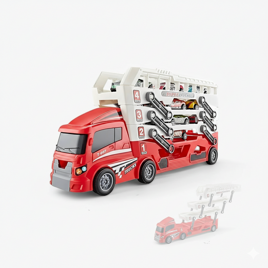LoadRacer Toy Truck – Car Transporter Toy for Kids & Toddlers