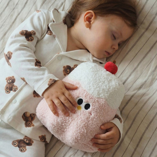 Adrian Cherry Pudding Plush Toy – Soft Food Plush Toy for Kids
