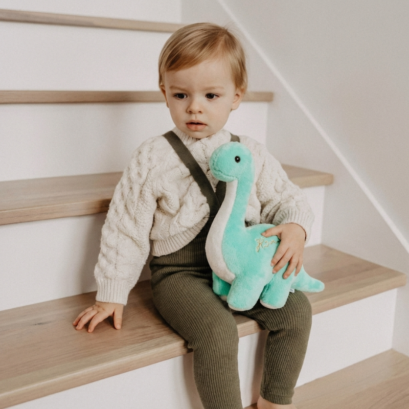 Miranda Soft Brachiosaurus Plush Toy – Soft Stuffed Dinosaur for Babies & Toddlers