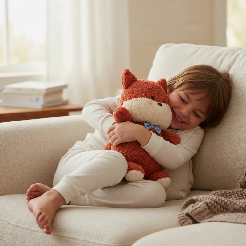Kiano Snobby Fox Plush Toy – Soft Stuffed Toy for Kids & Toddlers