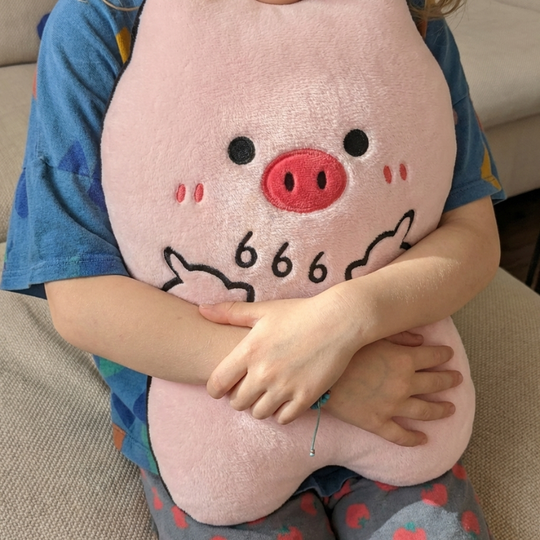 Sanna Cheeky Pig Plush Toy — Baby Plush Companion