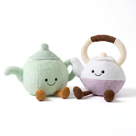 TeaCuddle Teapot Plush Toy – Soft Novelty Stuffed Toy for Home & Gift