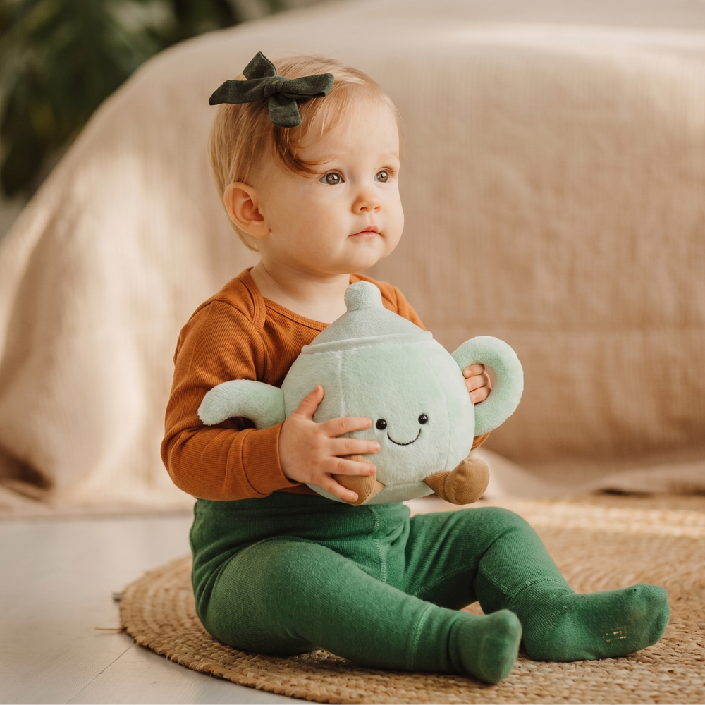 TeaCuddle Teapot Plush Toy – Soft Novelty Stuffed Toy for Home & Gift