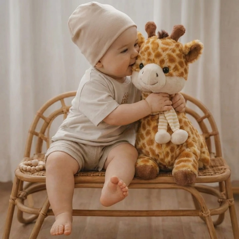 Milo Cozy Giraffe Plush Toy — Baby Soft Toy