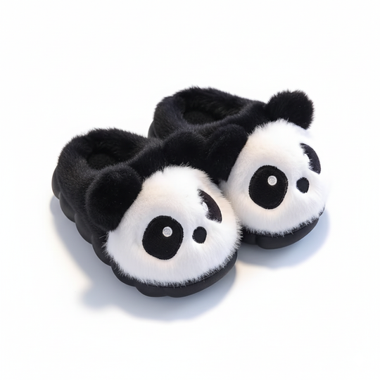 PandaSteps Kids Slippers – Warm Plush Winter Slippers for Toddlers