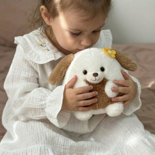 Linus Comfy Puppy Plush Toy – Soft Stuffed Animal for Kids