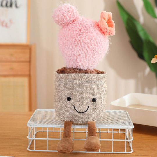 SoftGarden Plush Potted Plants – Soft Faux Succulent & Flower Décor Toys