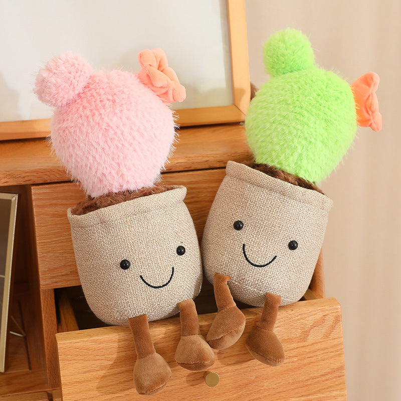 SoftGarden Plush Potted Plants – Soft Faux Succulent & Flower Décor Toys