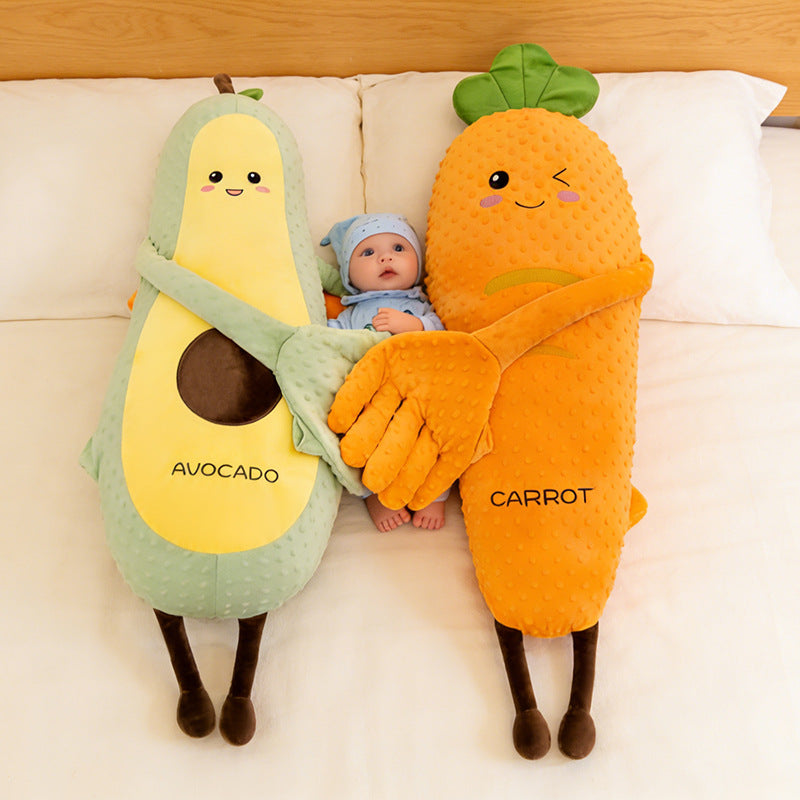SleepHug Fruit & Veggie Baby Sleep Pillow Plush – Musical Cuddle Toy 65 cm