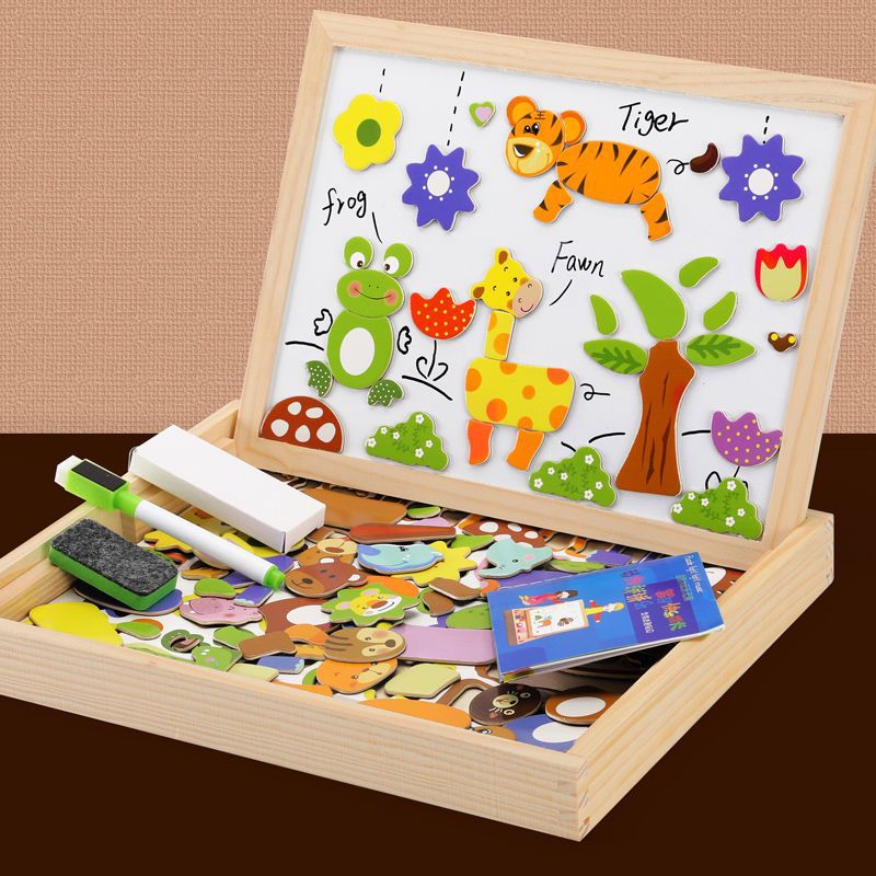 DoodleDesk Montessori 2-in-1 Drawing Table – Creative Kids Toy