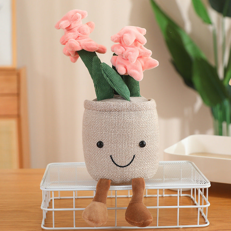 SoftGarden Plush Potted Plants – Soft Faux Succulent & Flower Décor Toys