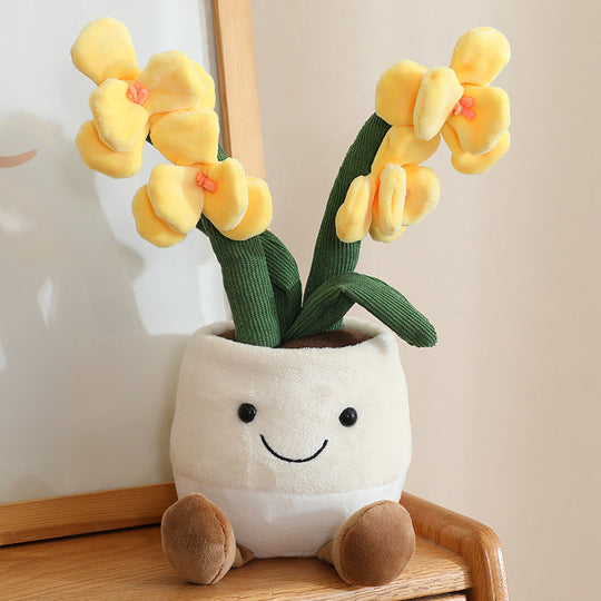 SoftGarden Plush Potted Plants – Soft Faux Succulent & Flower Décor Toys