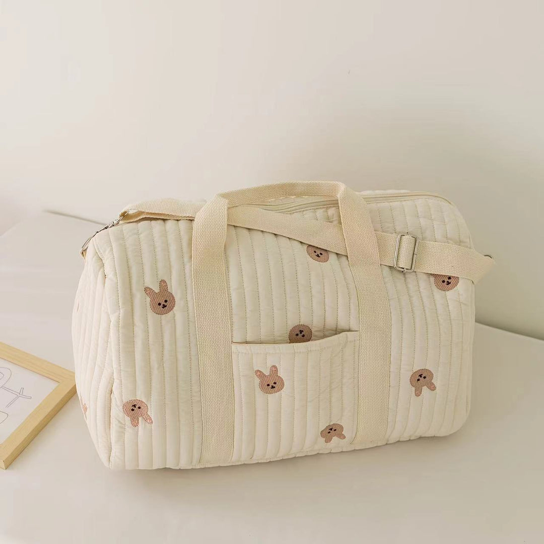 BabyEase Large Nappy Bag – Stylish Organised Mummy Tote with Animal Design