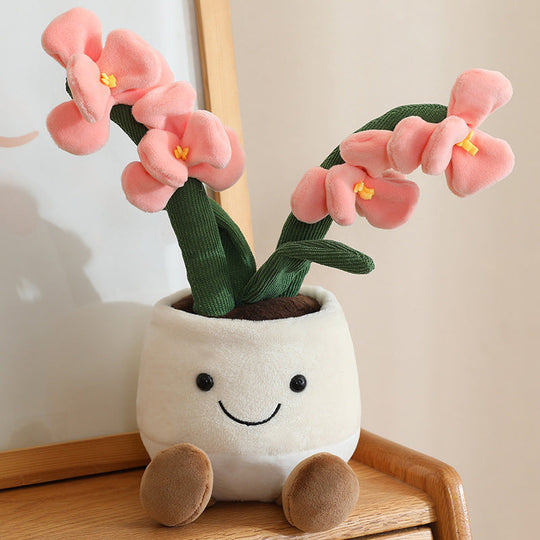 SoftGarden Plush Potted Plants – Soft Faux Succulent & Flower Décor Toys
