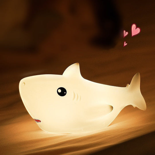 SharkGlow Shark Night Light – Toddler Bedroom Lamp