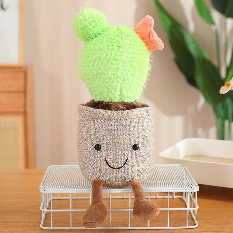 SoftGarden Plush Potted Plants – Soft Faux Succulent & Flower Décor Toys