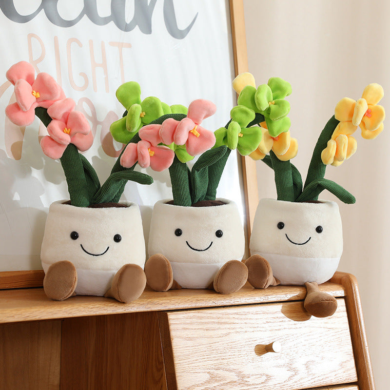 SoftGarden Plush Potted Plants – Soft Faux Succulent & Flower Décor Toys