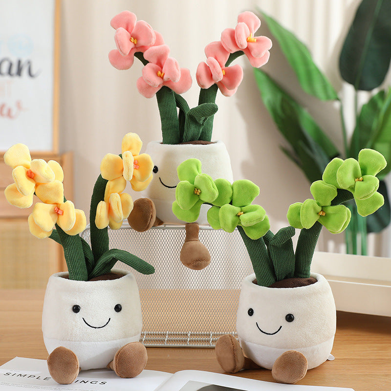 SoftGarden Plush Potted Plants – Soft Faux Succulent & Flower Décor Toys