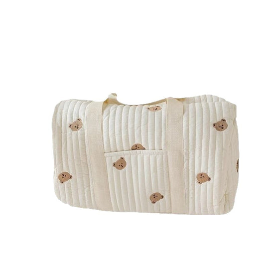 BabyEase Large Nappy Bag – Stylish Organised Mummy Tote with Animal Design